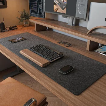 Mouse pad / Tapete de Mesa em Feltro | Antiderrapante | 26×21 a 90×40 cm